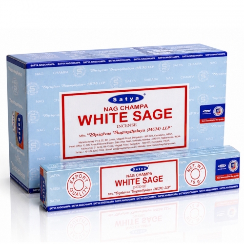 (12x) 15G ENCENS SATYA - NC WHITE SAGE