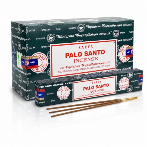 (12x) 15G SATYA INCENSE - PALO SANTO