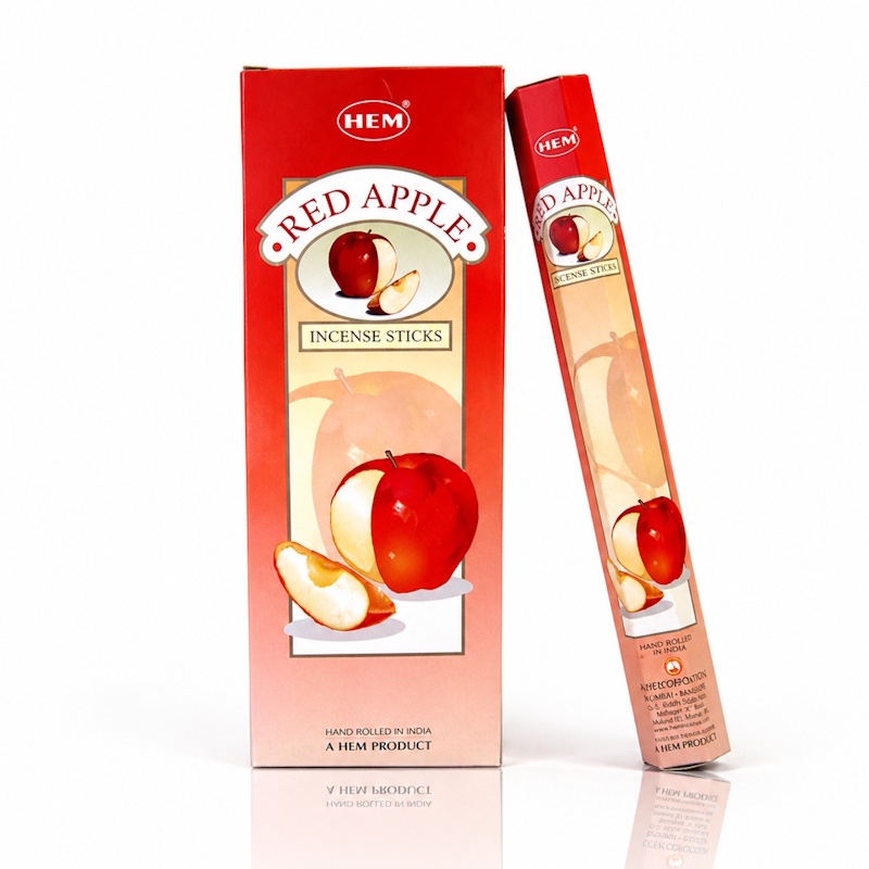(X6) 20G HEM INCENSE - RED APPLE