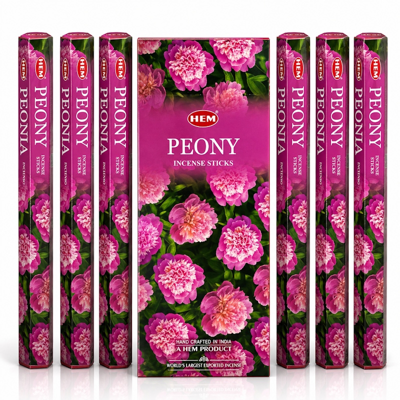 (X6) 20G HEM INCENSE - PEONY
