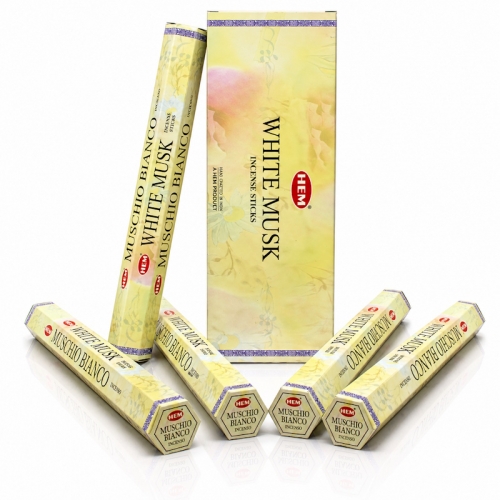 (X6) 20G ENCENS HEM - WHITE MUSK