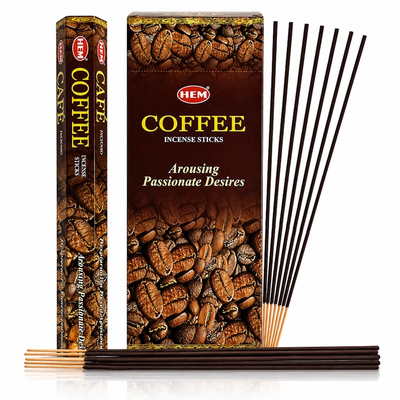 (X6) 20G HEM INCENSE - COFFEE