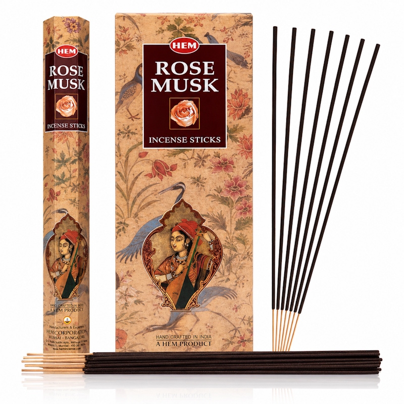 (X6) 20G HEM INCENSE - ROSE MUSK