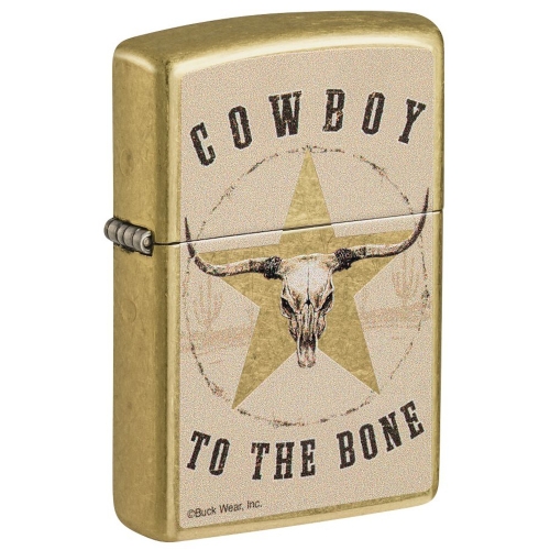 ZIPPO BUCK WEAR COWBOY DESIGN