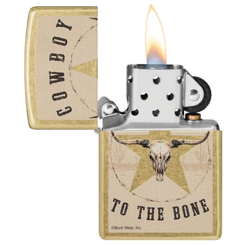 ZIPPO BUCK WEAR COWBOY DESIGN