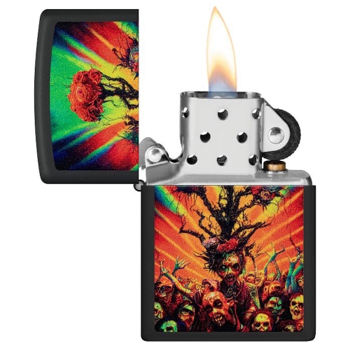 ZIPPO DESIGN ABSTRAIT DE ZOMBIE