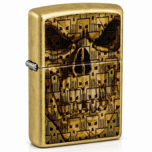 ZIPPO SKULL DESIGN