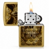 ZIPPO CONCEPTION DE TÊTE DE MORT