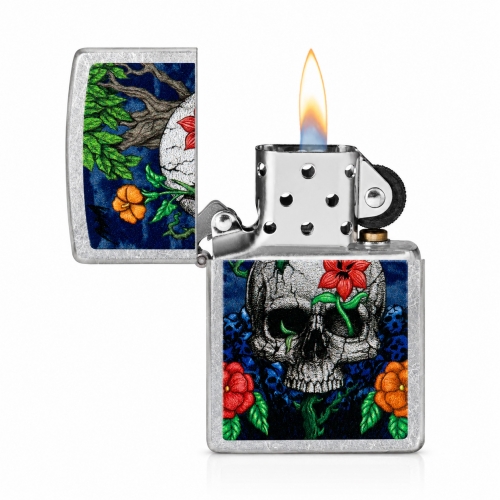 ZIPPO SKULL DESIGN