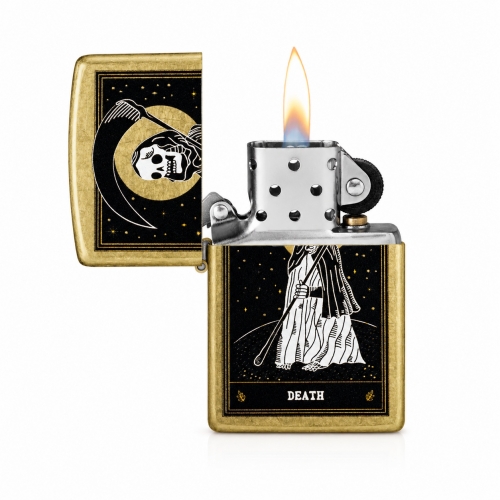 ZIPPO DEATH CARD DESIGN