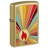 ZIPPO COLOURFUL FLAME DESIGN