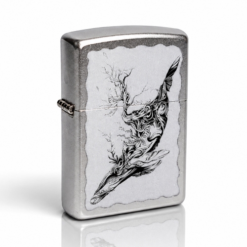 ZIPPO FANCY WHALE DESIGN