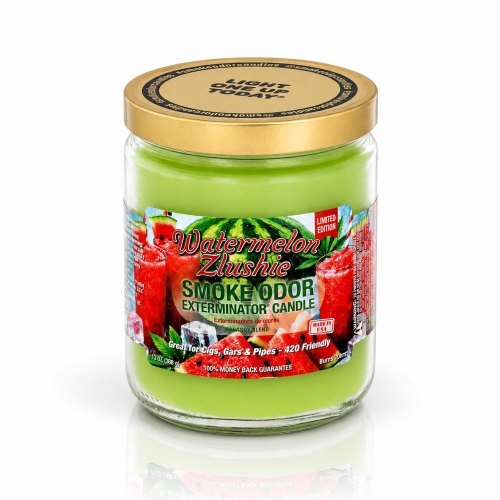 13OZ CANDLE JAR - WATERMELON ZLUSHIE