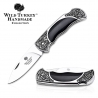7.5" WILD TURKEY HANDMADE MANUAL FOLDING KNIFE