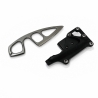 5" BÖKERplus SKELETONIZED RING GRIP NECK KNIFE