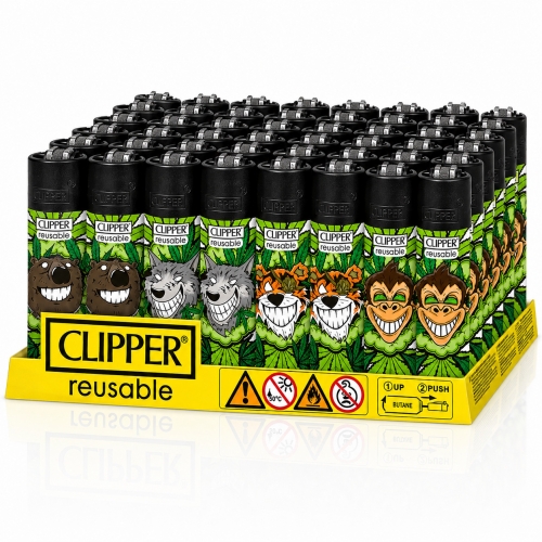 48CT - BRIQUETS CLIPPER ANIMAUX SOURIANTS