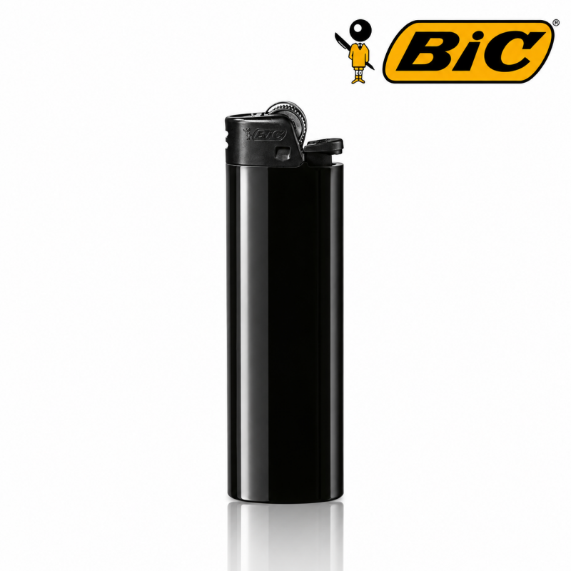 BIC MAXI ALL BLACK LIGHTERS, TRAY/50