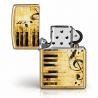 ZIPPO PIANO AND NOTES DESIGN
