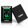 ZIPPO CONCEPTION DE TRÈFLE PORTE-BONHEUR