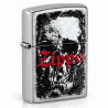 ZIPPO SKULL CHROME DESIGN