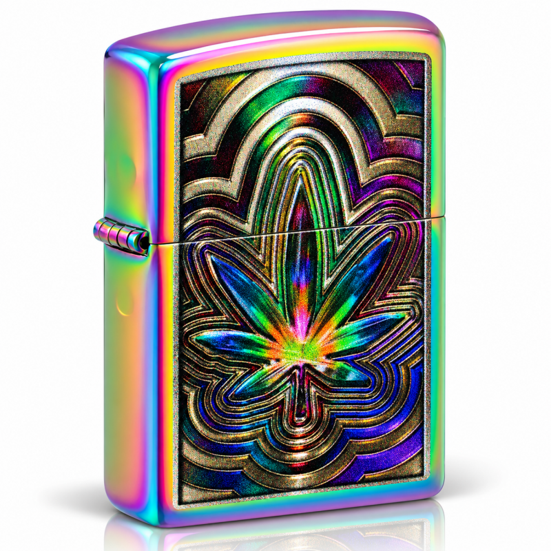 ZIPPO FEUILLE MÉTALLIQUE