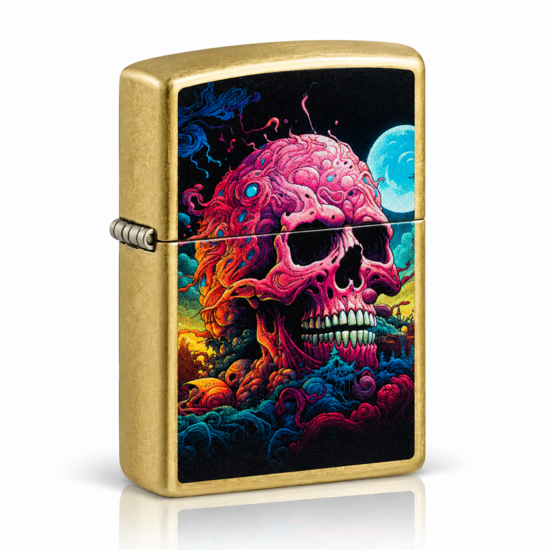 ZIPPO SPACE SKULL