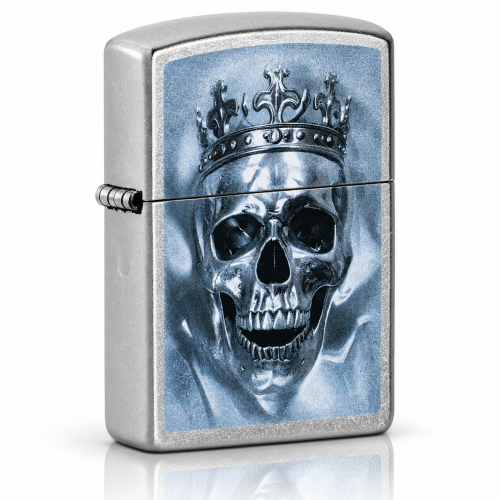 ZIPPO METALLIC SKULL