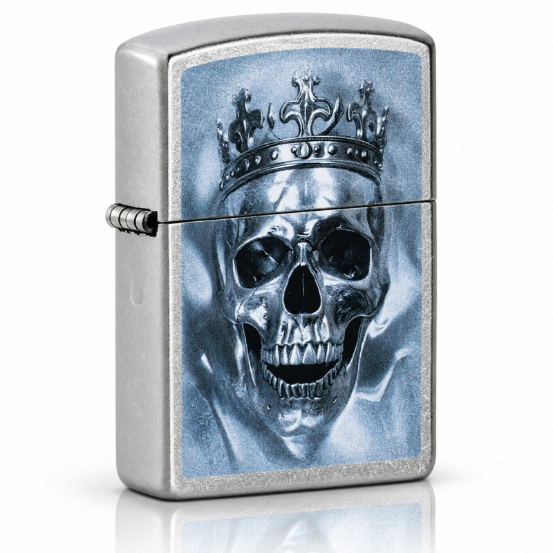 ZIPPO METALLIC SKULL