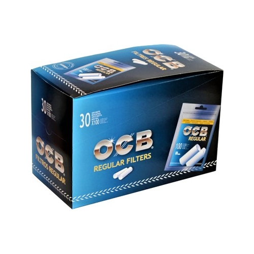 OCB REGULAR FILTER TIPS 30 X 100