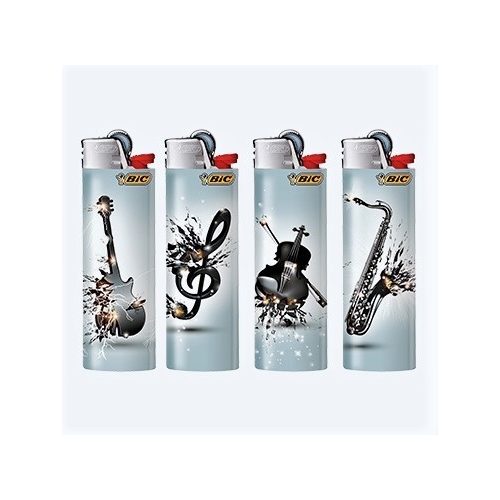 (50x) BIC LIGHTERS - MUSIC