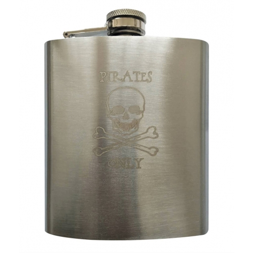 FLASK HIP SKULL 7oz