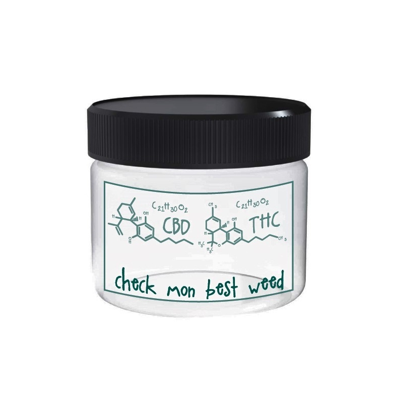 Glass Jar 2oz check mon best weed