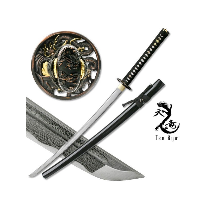 HAND FORGED SAMURAI SWORD 40" OVERALL