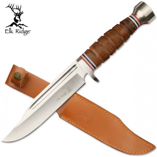 Elk RidgeCOUTEAU À LAME FIXE 12 "GLOBAL