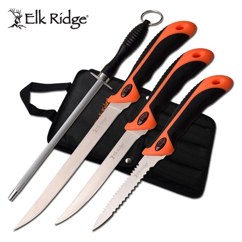 ELK RIDGE FIXED BLADE KNIFE SET