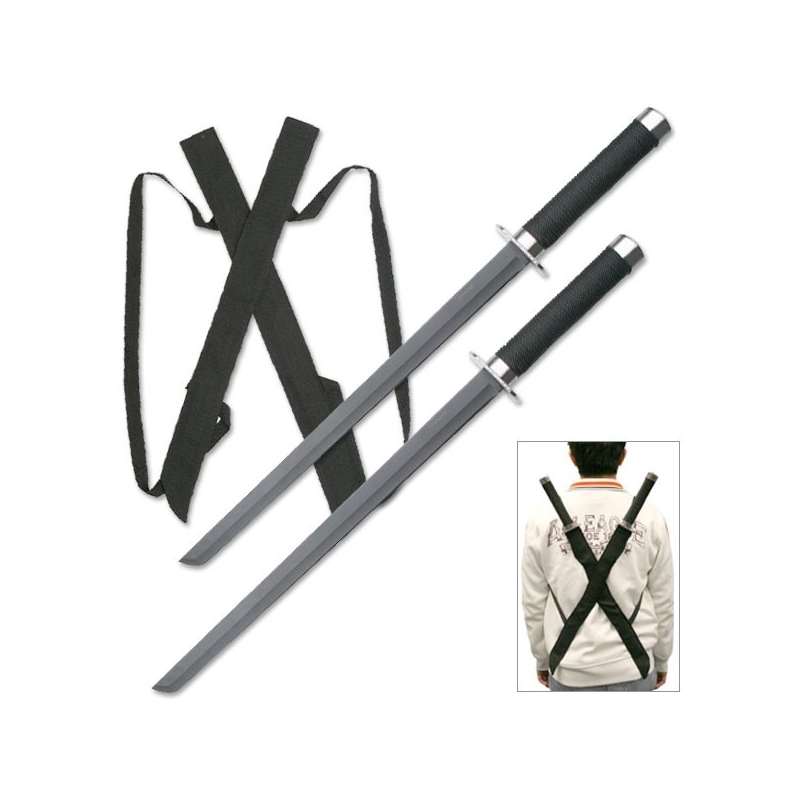 NINJA SWORD 25.5" OVERALL, TWIN SWORD