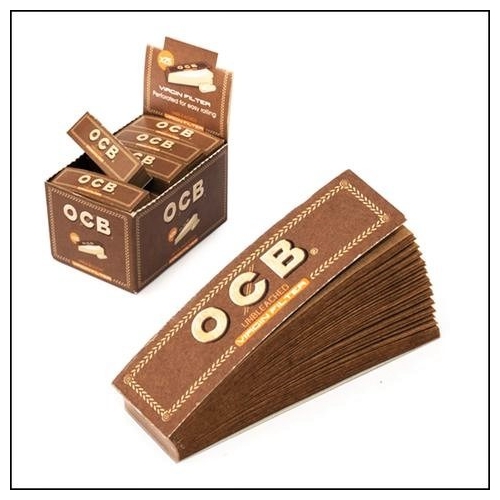 OCB VIRGIN UNBLEACHED TIPS