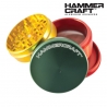 HAMMERCRAFT ANODIZED ALUMINIUM GRINDER POLLINATOR 4PC