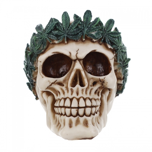 TÊTE DE MORT EN RÉSINE
