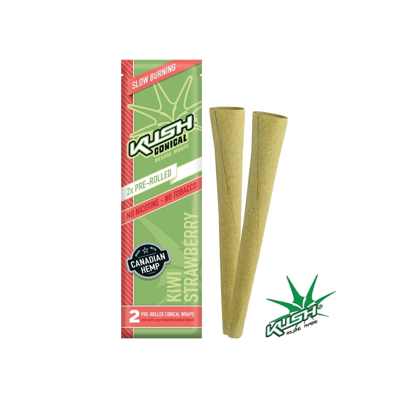 *NOQC* KUSH HERBAL CONES KIWI STRAWBERRY 15x2