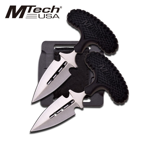 (2x) 4" MTECH FIXED BLADE