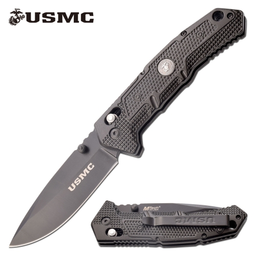 8.75" US MARINE CORP FOLDING KNIFE
