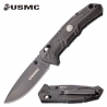 8.75" US MARINE CORP FOLDING KNIFE