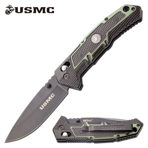 8.75" US MARINE CORP FOLDING KNIFE