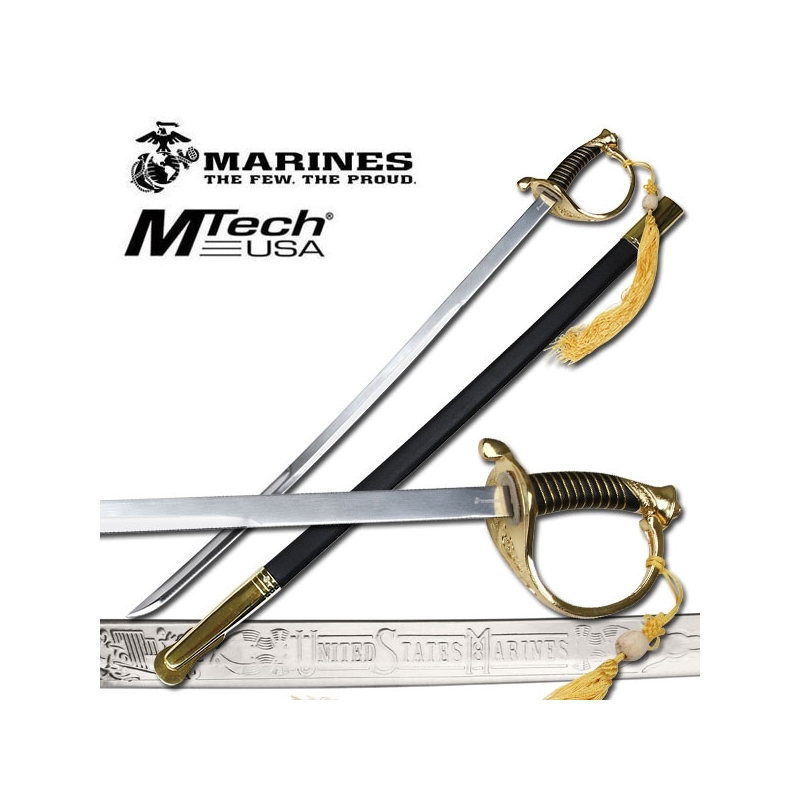 39" US MARINES SWORD + SCABBARD