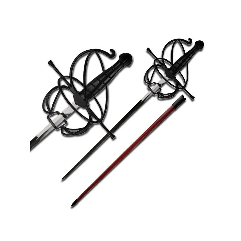 44" RAPIER SWORD + SCABBARD
