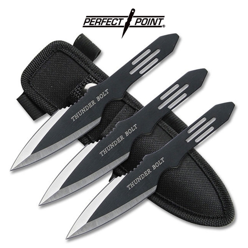 (3x) 5.5" PERFECT POINT THROWING KNIFE SET