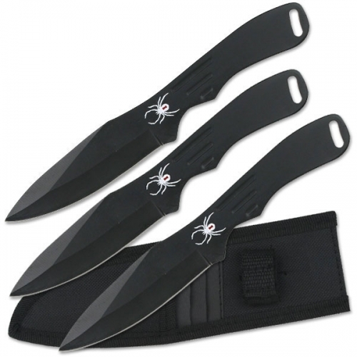 (3x) 8" PERFECT POINT THROWING KNIFE SET