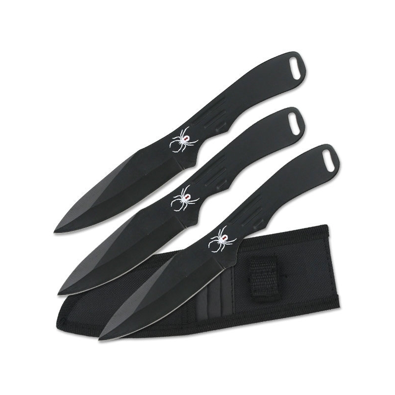 (3x) 8" PERFECT POINT THROWING KNIFE SET