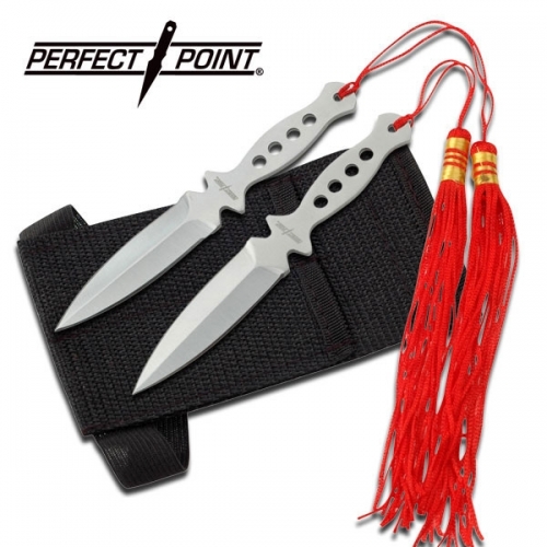 (2x) 5.25" PERFECT POINT THROWING KNIFE SET